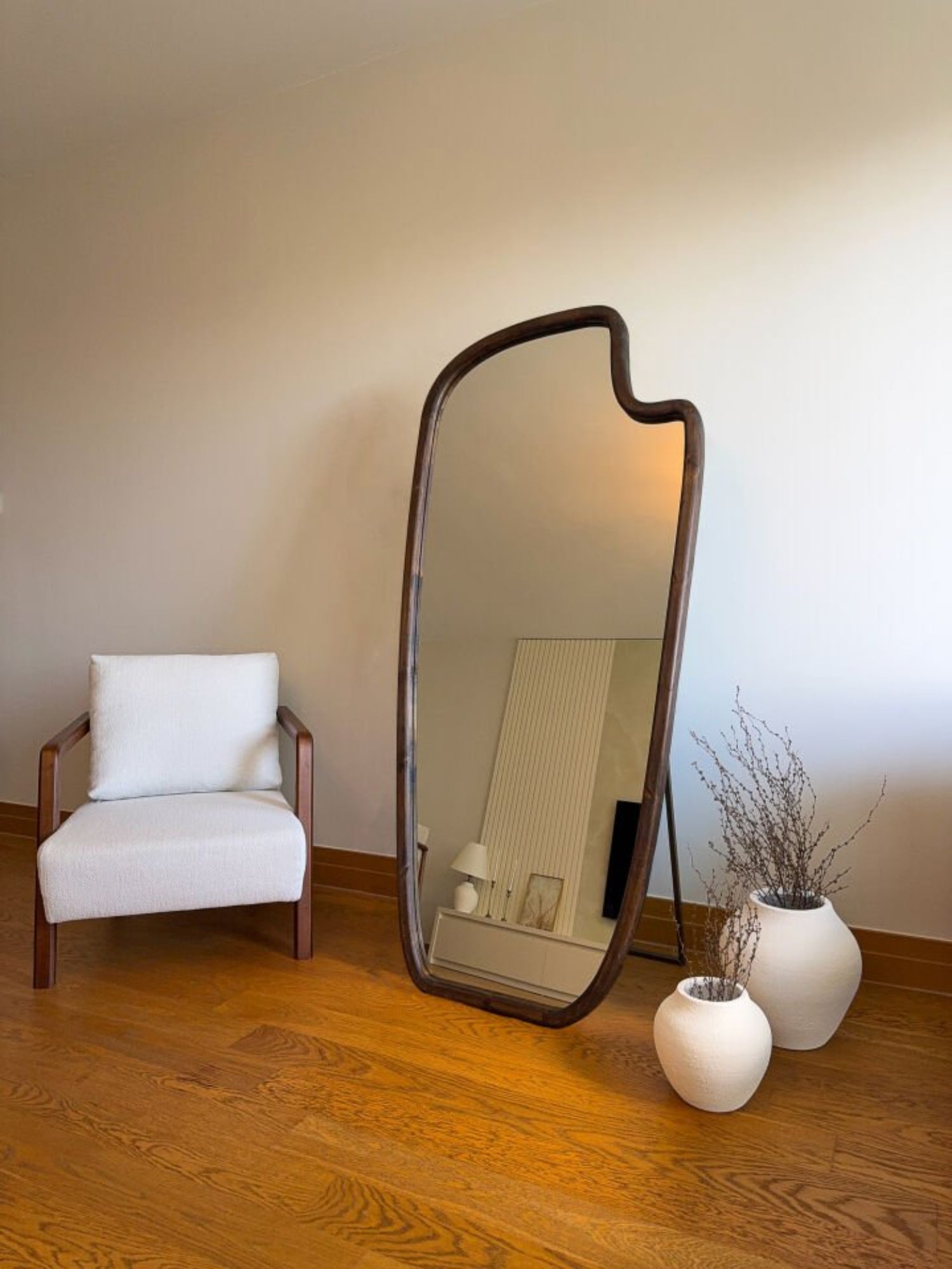 Lunvi – Organisk Træspejl 180x80 cm