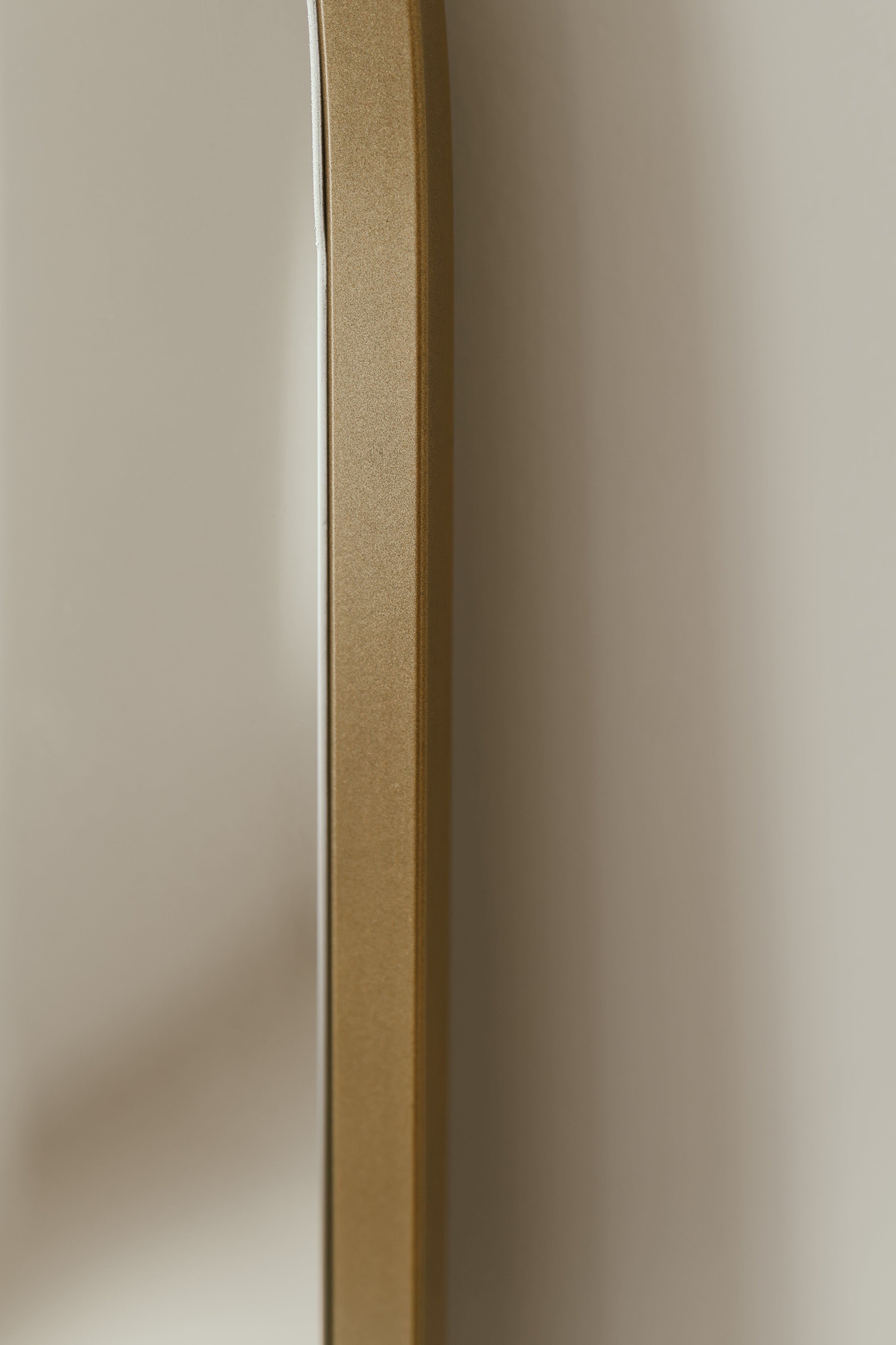 Staande spiegel 180x100 goud close up