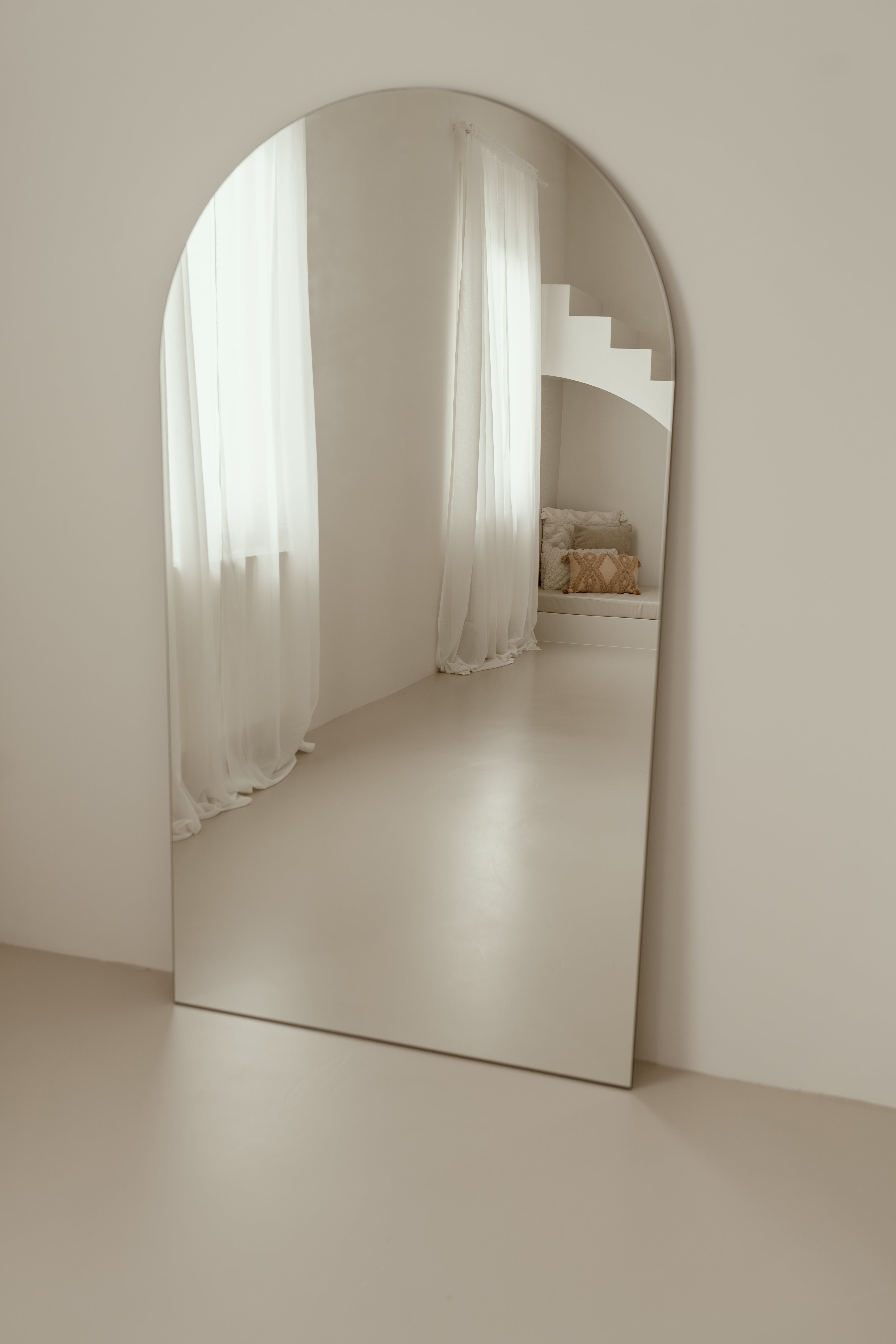 Stor Fritstående Spejl Uden Ramme 180x100