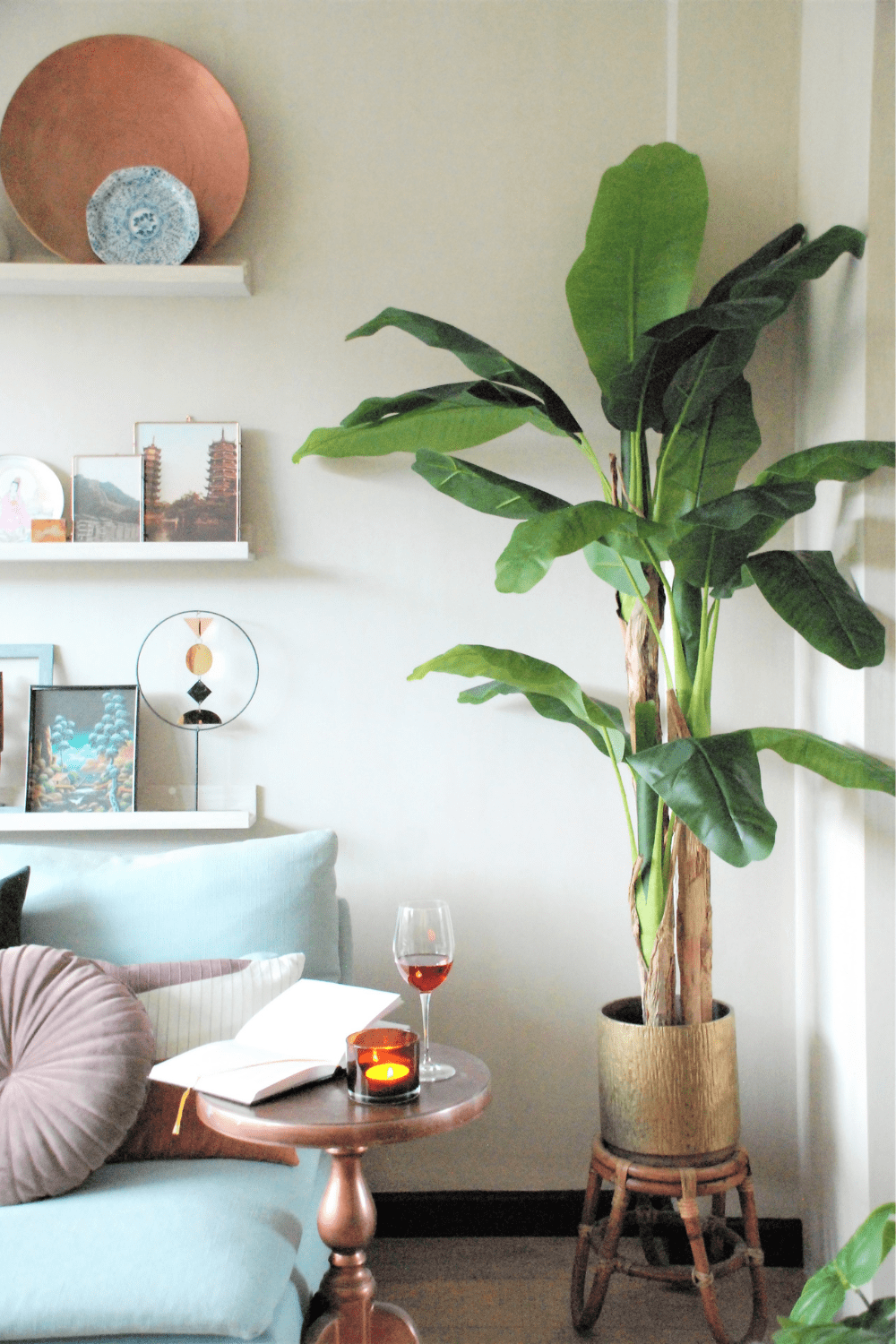 Kunstig Bananplante 180 cm