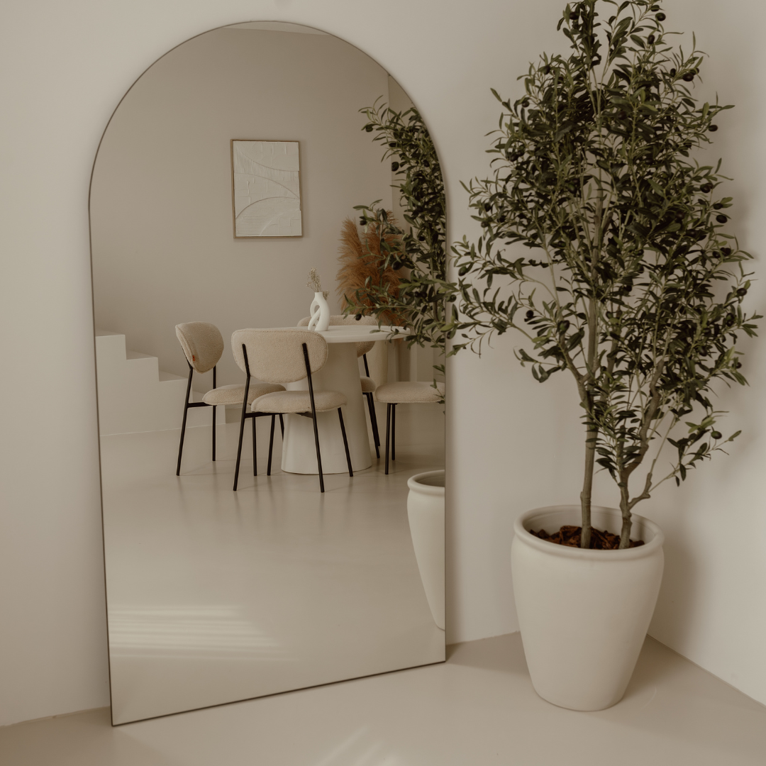 Stor Fritstående Spejl Uden Ramme 180x100