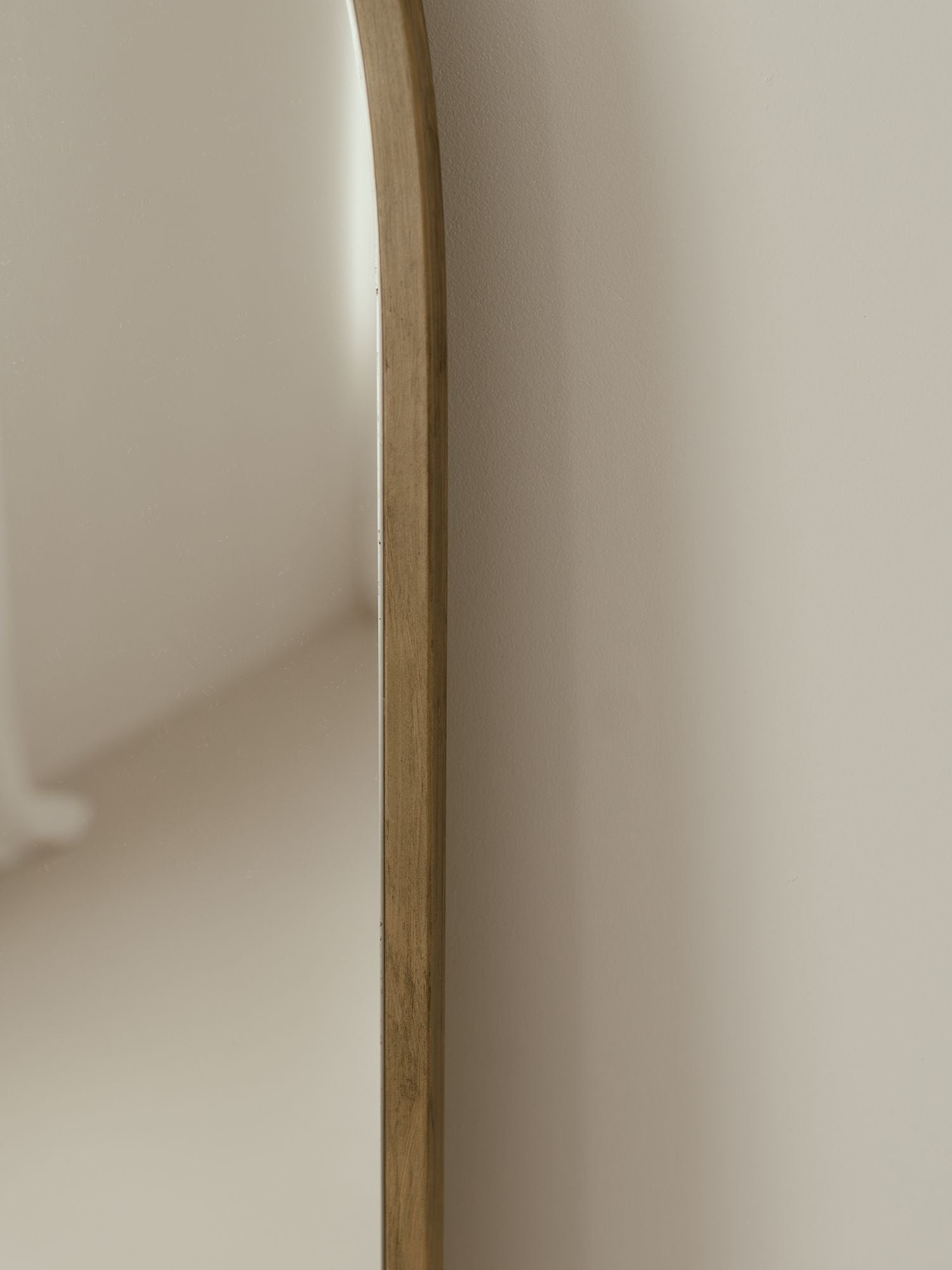 Stor Fritstående Ovalt Spejl 180x70 Bronze