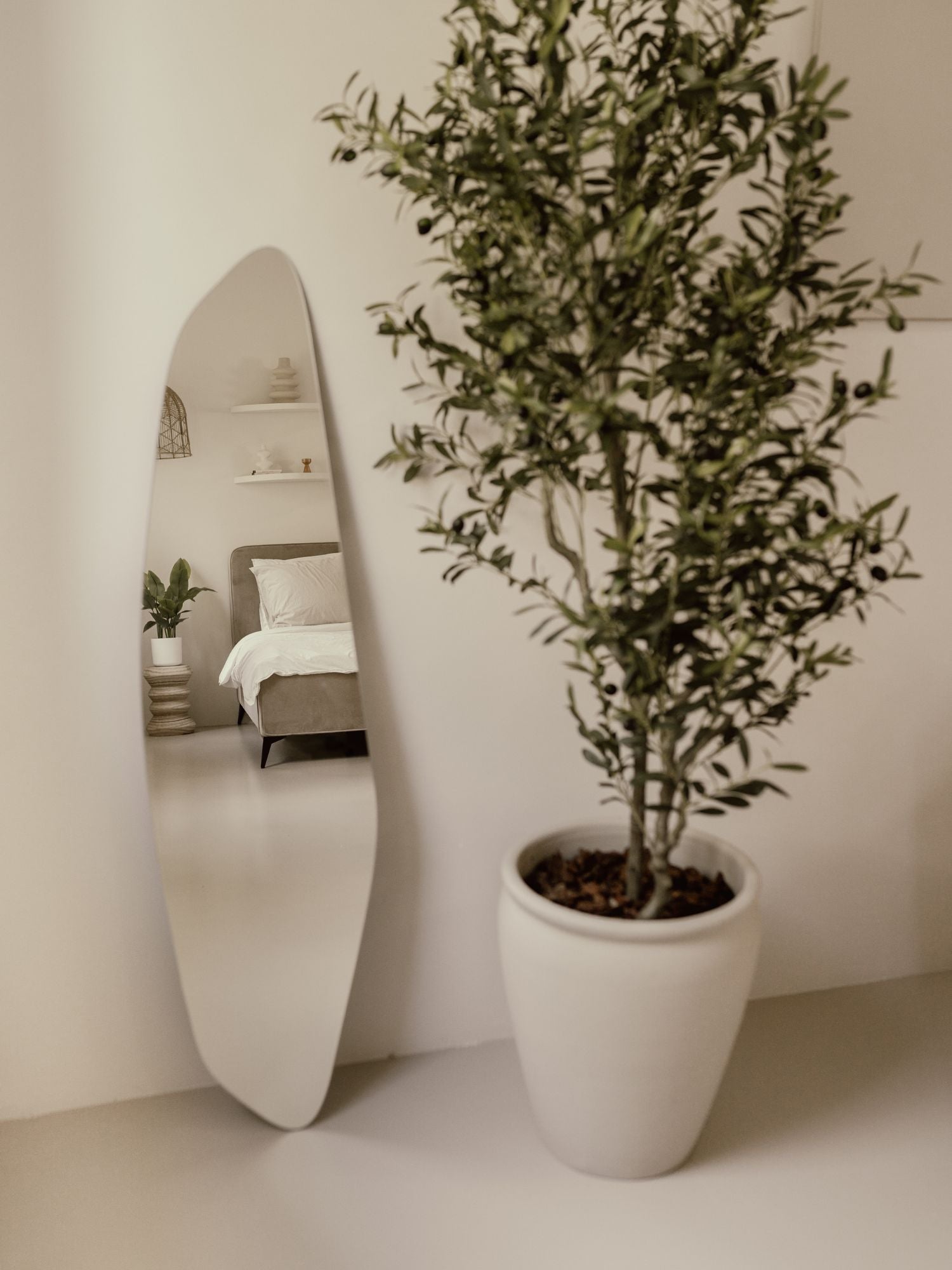 Asymmetrisk Spejl – 140 x 35 cm