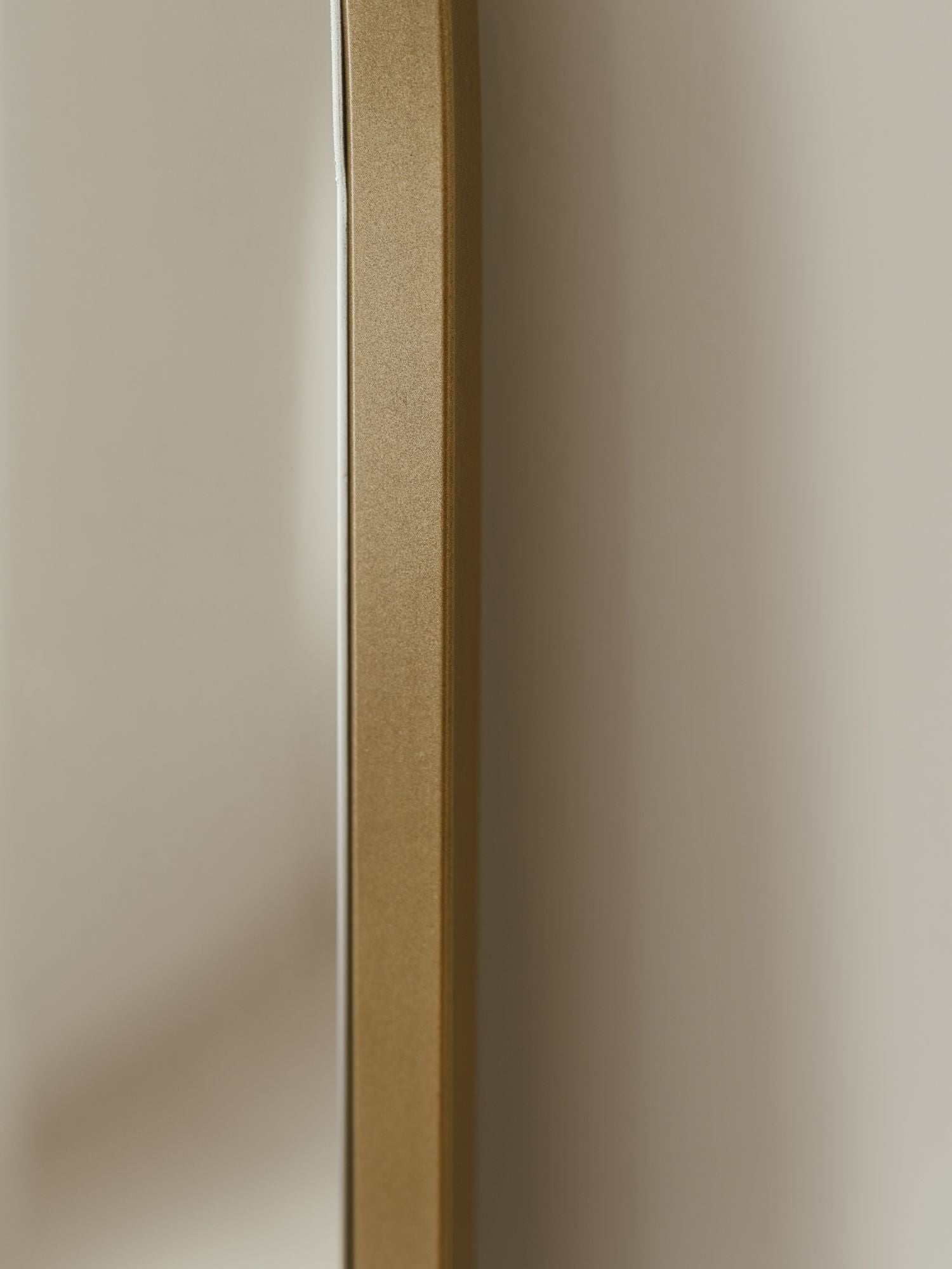 Stor Fritstående Rektangulært Spejl 180x100 Guld