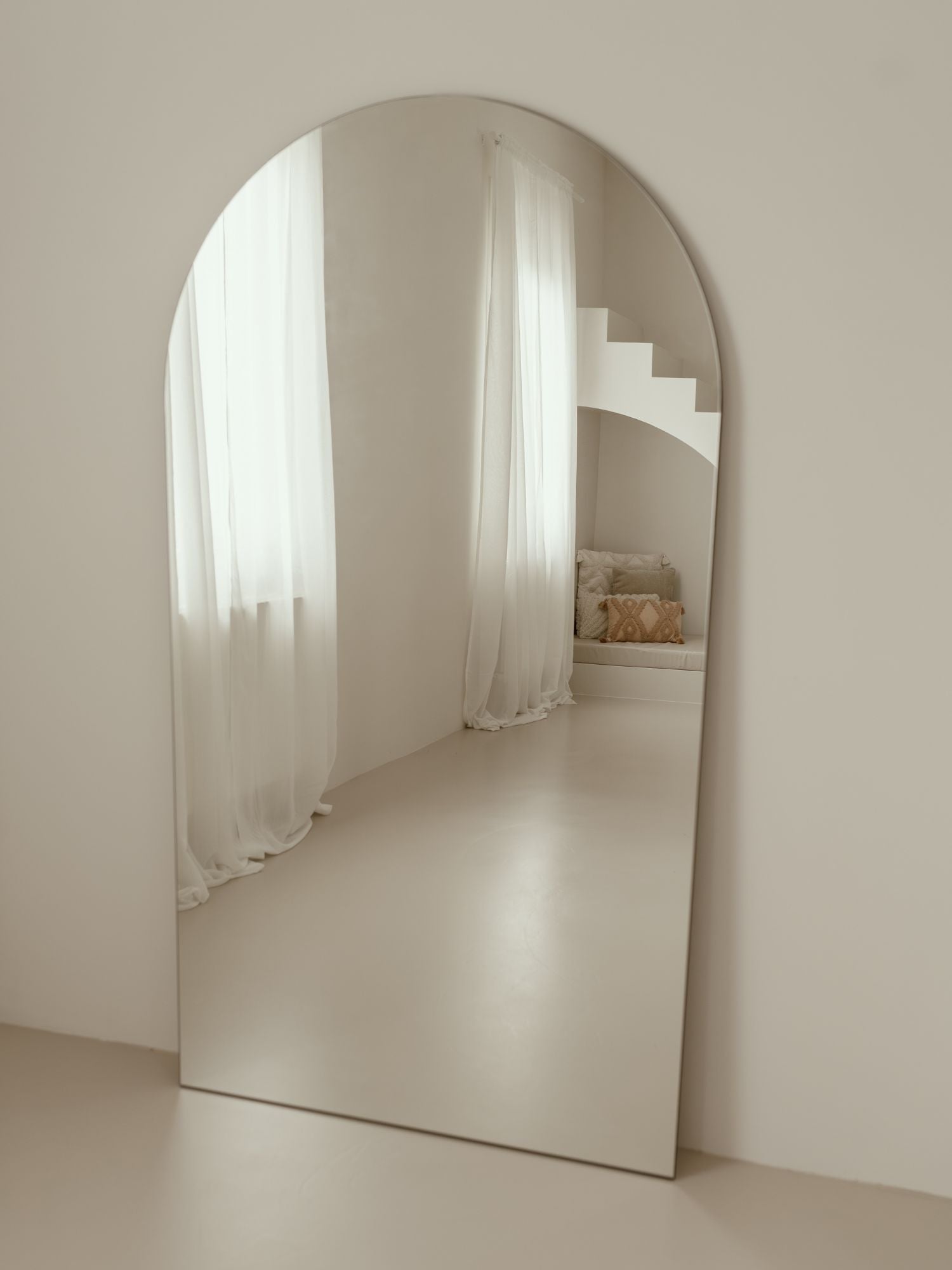 Stor Fritstående Spejl Uden Ramme 180x100