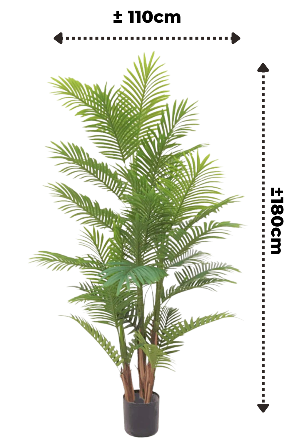 Kunstig Palme 180 cm