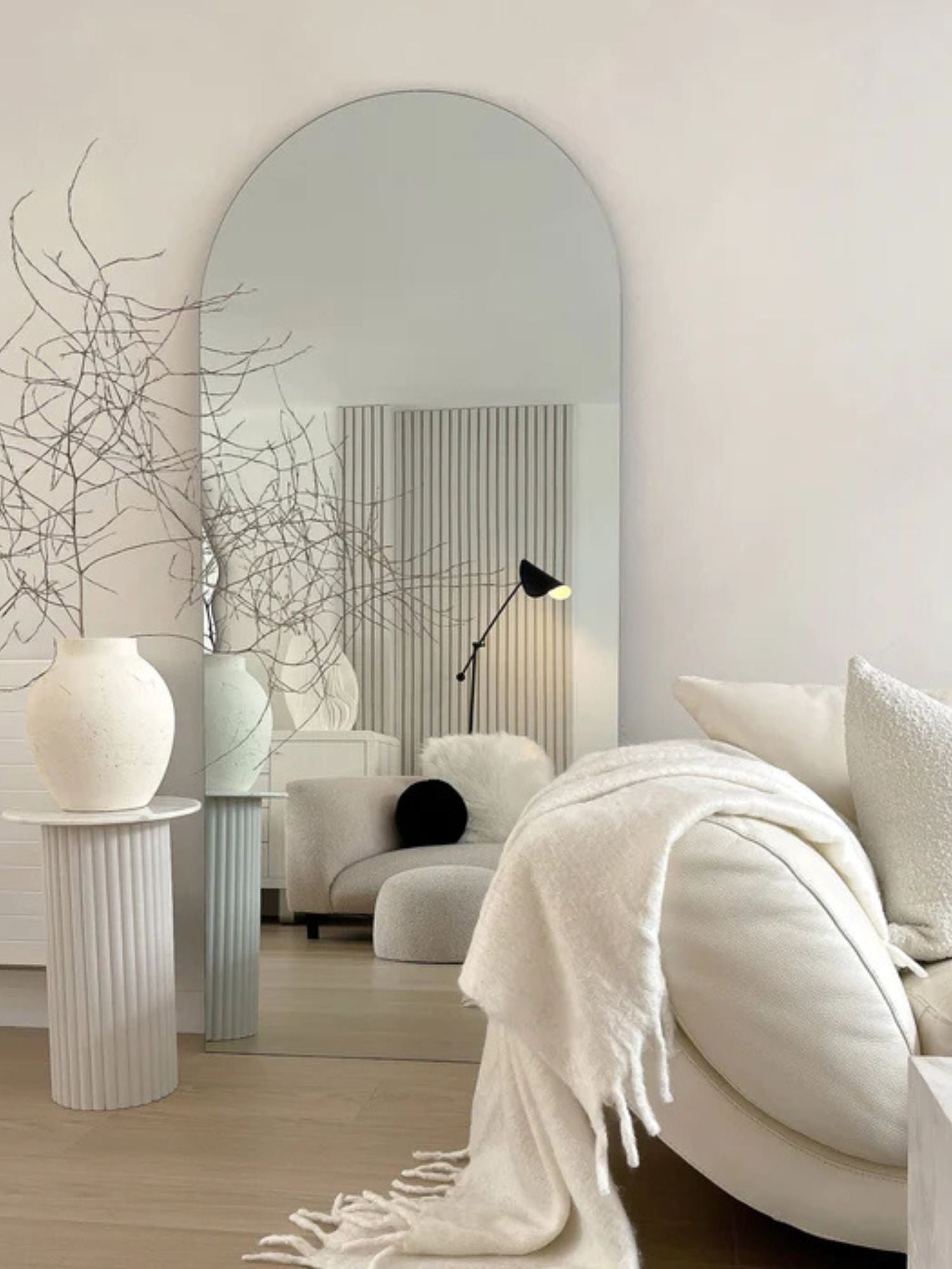 Fritstående Spejl Uden Ramme 180x70
