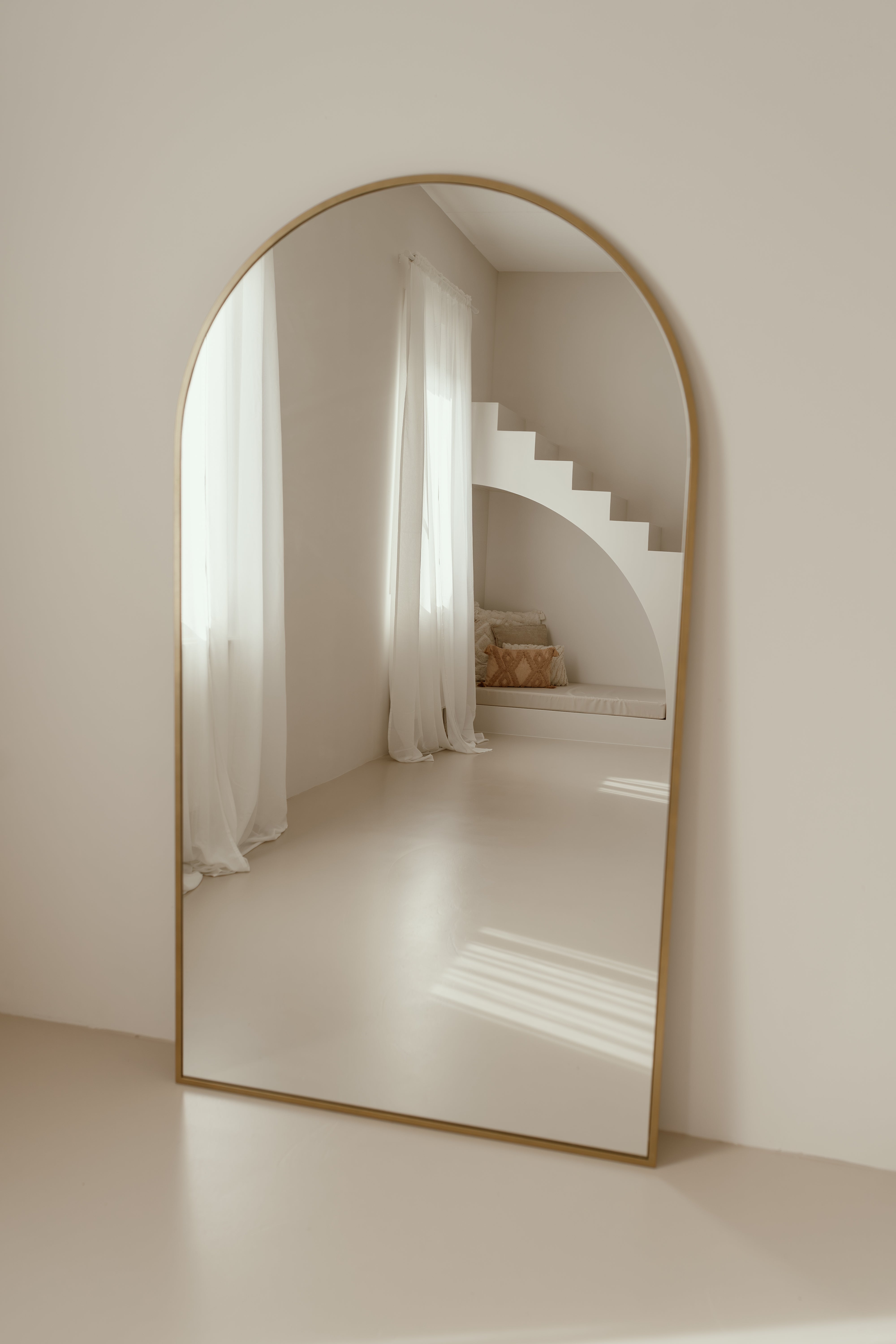 Staande spiegel 180x100 goud