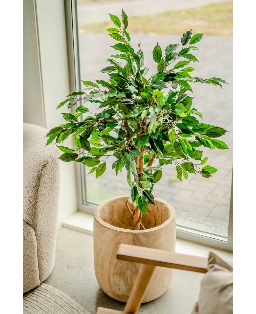 Kunstig Ficusplante Grøn 120 cm