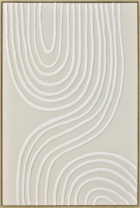 3D vægdekoration 83x123 cm – Waves 1