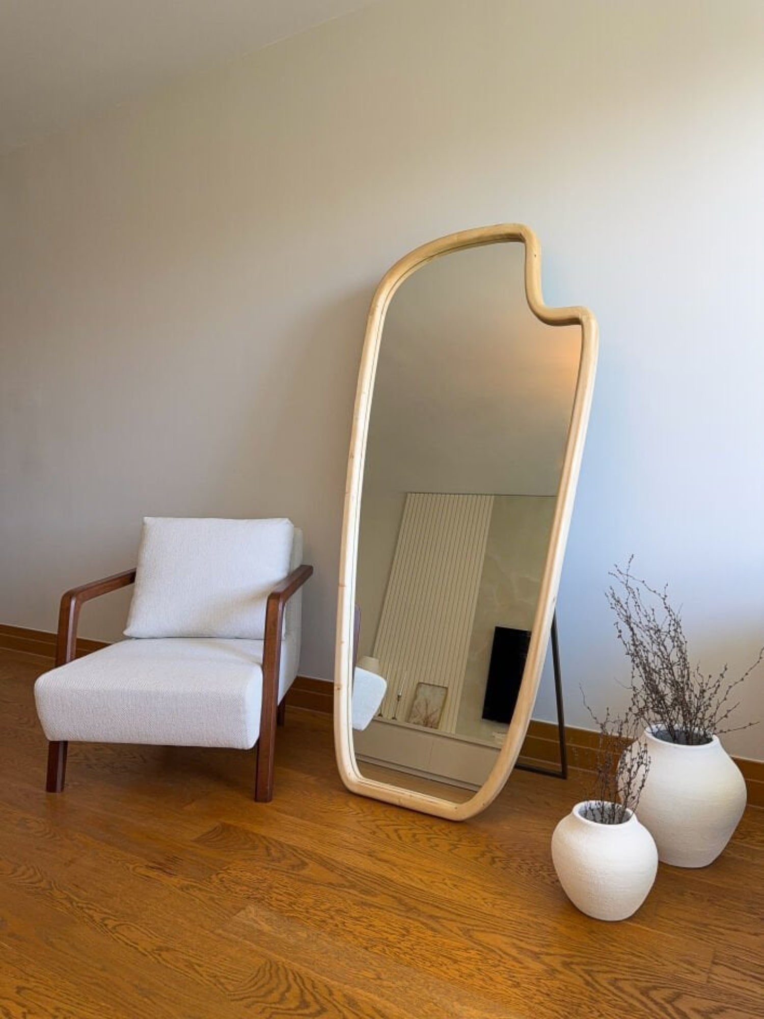 Lene – Organisk Træspejl 180x80 cm